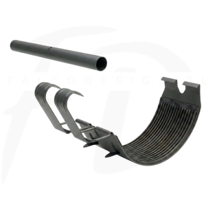 Złączka rynny stalowa Inguri  ⌀ 150 kolor grafitowy ciemny RAL 7016